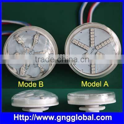 60mm new product led 36pcs smd2835 rgb led pixel point light led amusement light for park rides