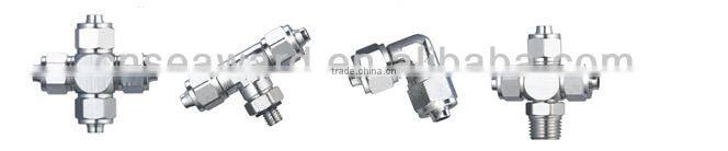 quick pneumatic connector plastic pneumatic fitting;push in fittings;one touch fittings;tube connector