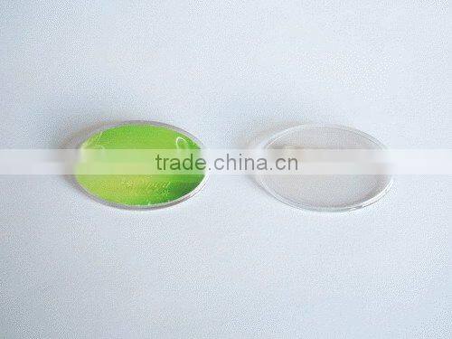 Oval badge combination