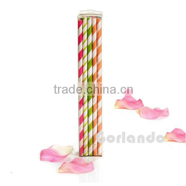 2015 strip china biodegradable drinking wholesale paper straws