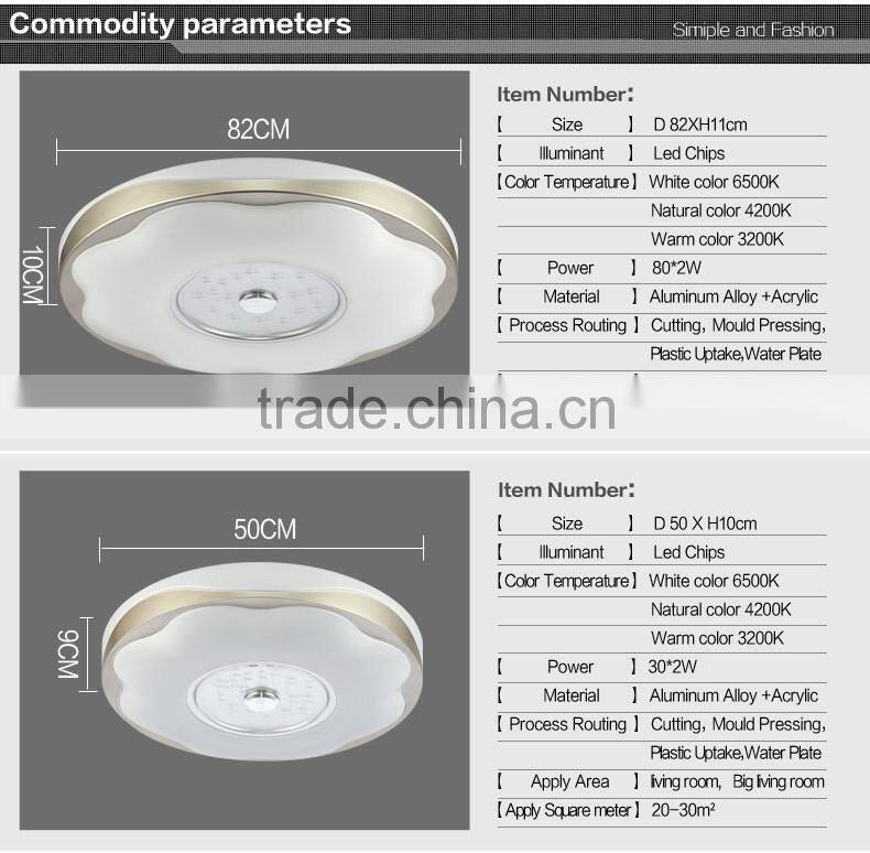 2016 hot sale high power led shop ceiling light 160W large round