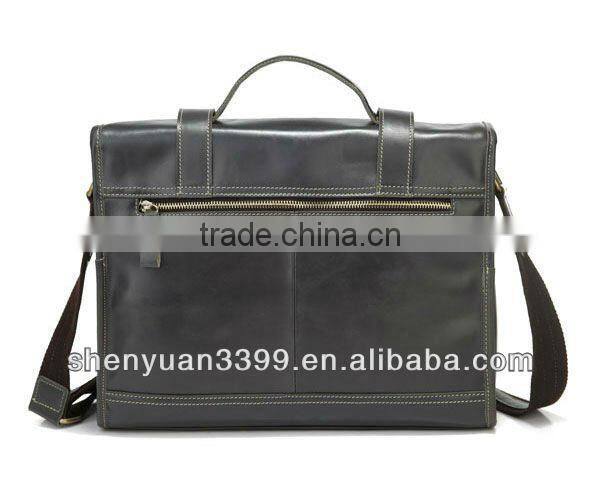 Customized Men Fashion Genuine Leather Briefcase China Supplier 2015 New
