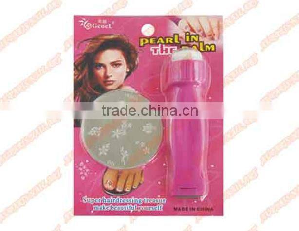 TV HOT Professional Nail Art Stamp Stamping Polish Nail DIY Design Manicure Kit Decoration