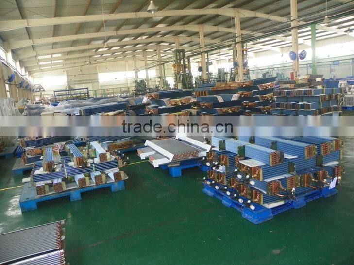 copper tube and aluminum fin coil for evaporator