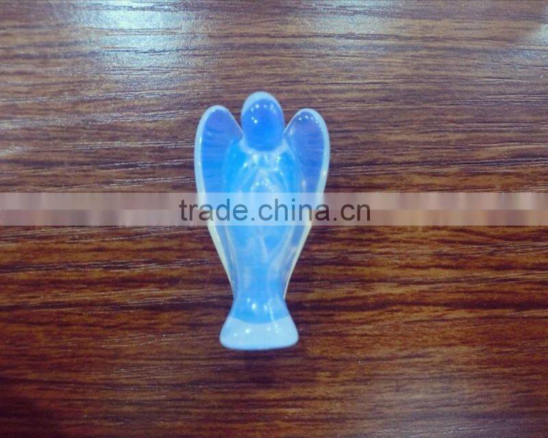 Many sizes with Natural hand Carved Opalite Angels