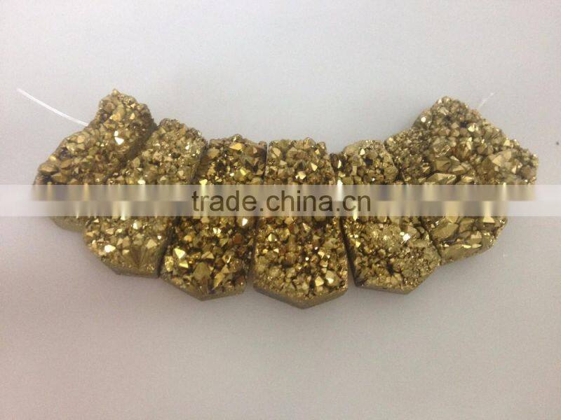 fluorite rectangle A freedom gemstone necklace