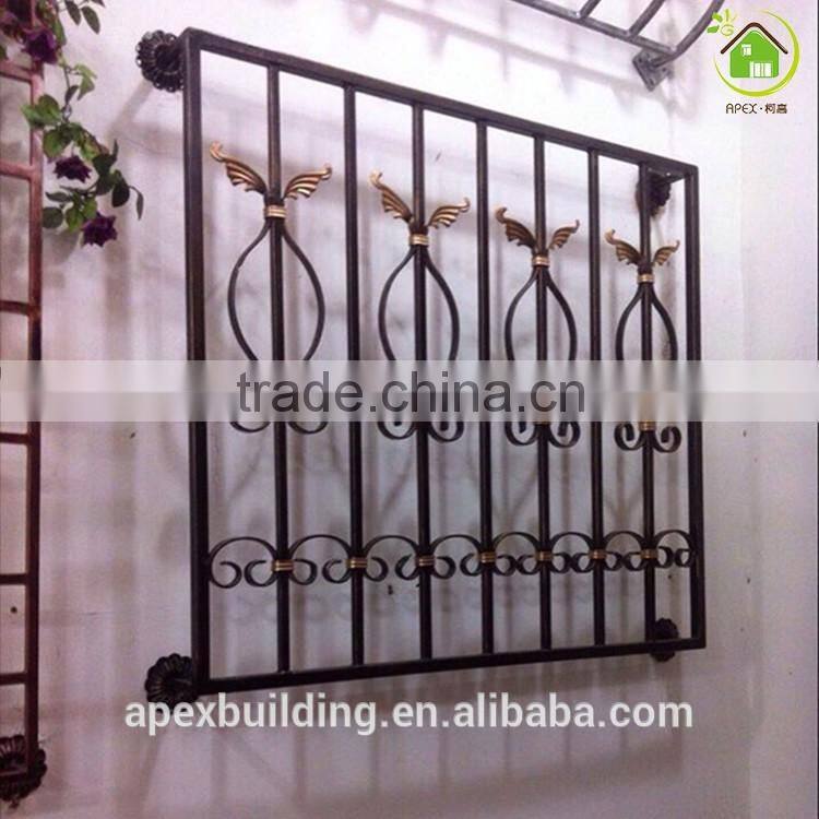 Beautiful decorative Wrought iron windows grill design