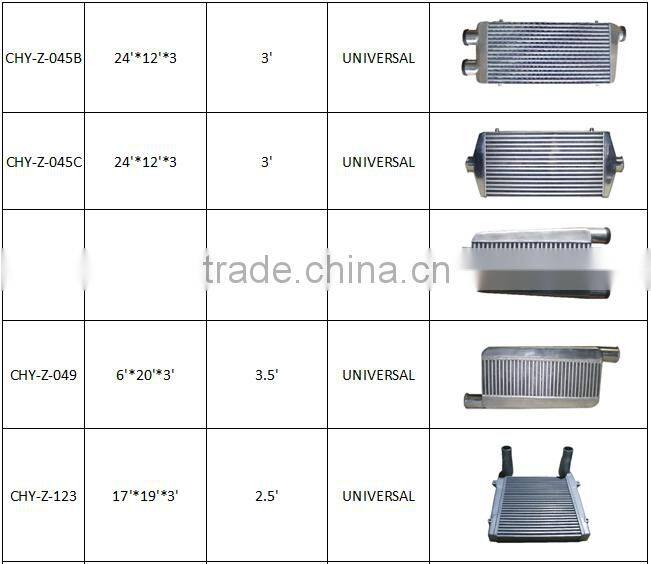 racing car front mount universal Intercooler