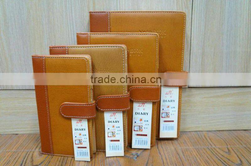 Customize A4 B5 A5 A6 PU Leather Notebook With Elastic Band