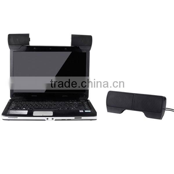 USB Laptop PC Speaker 2.1 with Clip