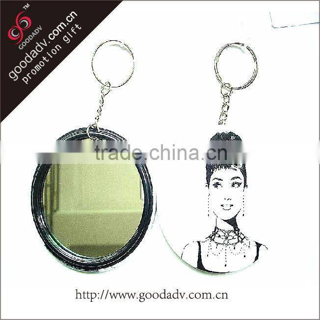 new products for 2014 promotional gifts tin pocket mirrow