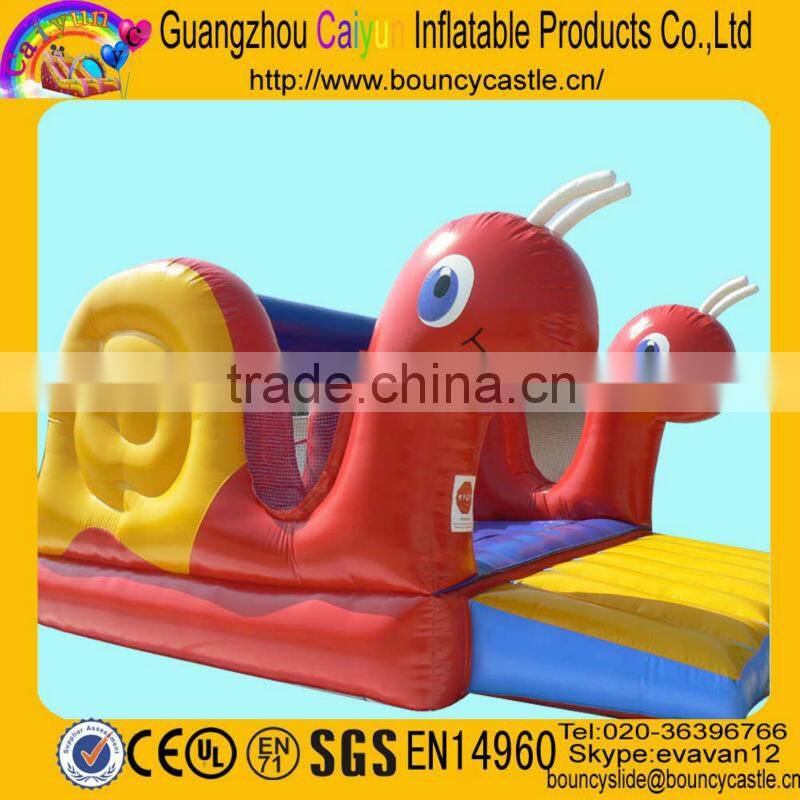 2016 New Product Inflatable Plastic Bouncer Castle with Pool For Sales