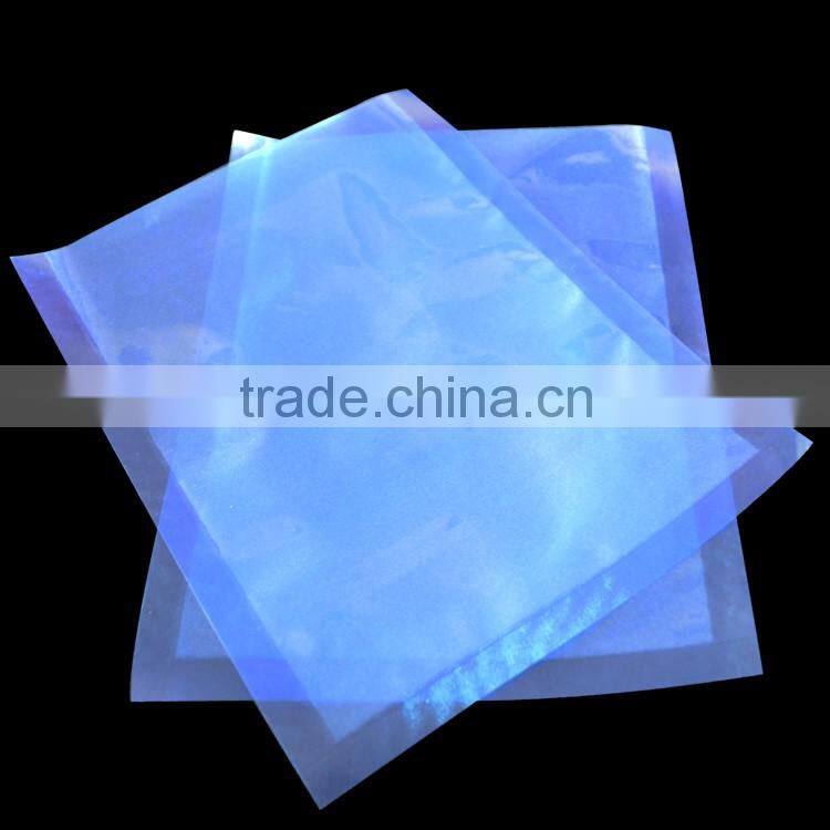 antistatic pet cpp laminated transparent 3 side seal vacuum bag