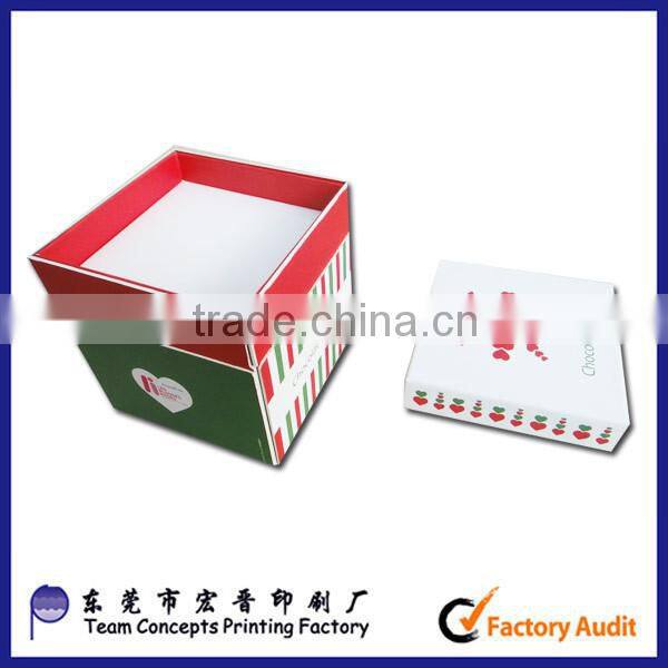 handmade different shapes chocolate gift box
