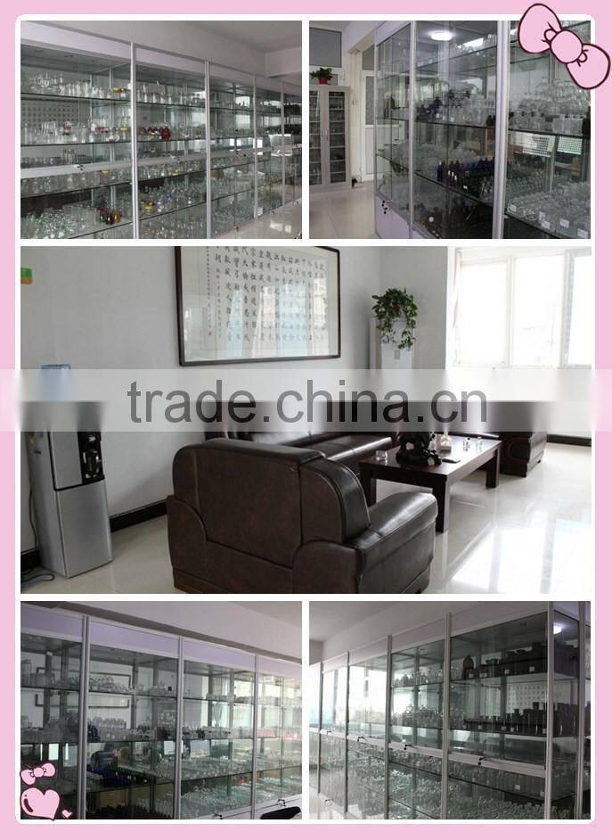 155ml Cone Shaped Clear Glass Aroma Diffuser Bottle with white screw cap