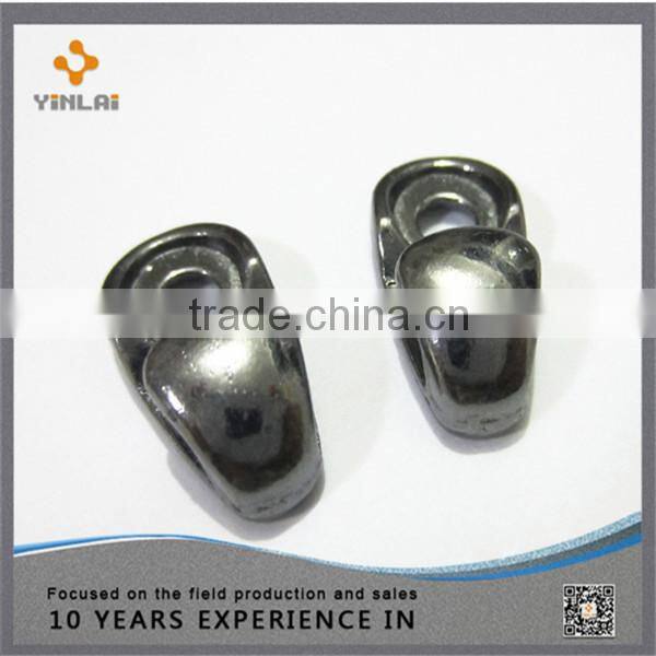 Decorative painted metal buckles for shoes