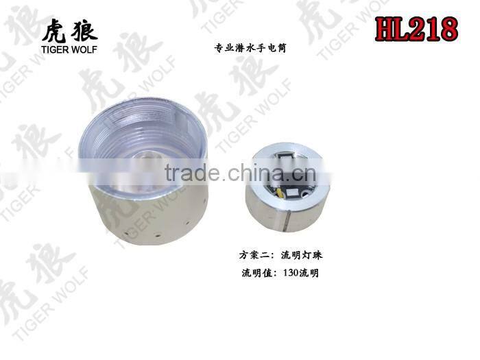 Waterproof Aluminum Head High Power LED Diving Flashlight