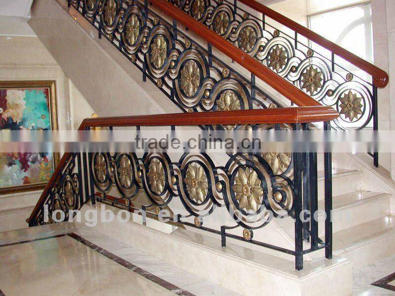 Top-selling wrought iron interior stair handrails