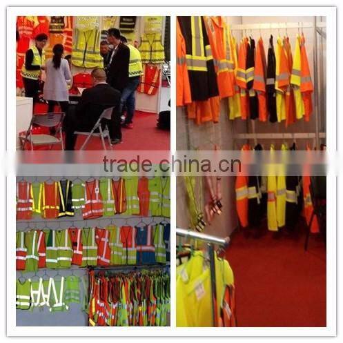 New Style Safety Vest With Pouch Adults Safety Vest En471 Short Sleeves Mesh Fabric Vest