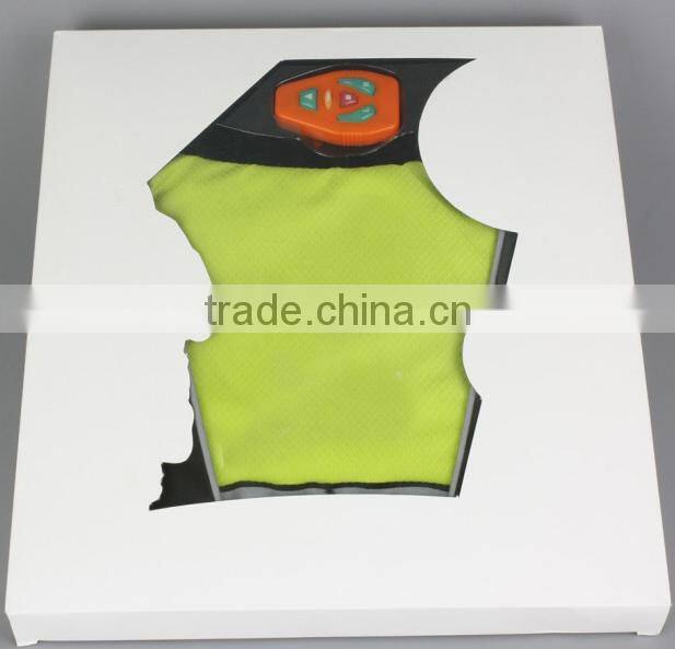 Waterproof wireless reflective led cycling turn signal backpack factory outdoor Sports led bike turn signle safety vest cycling