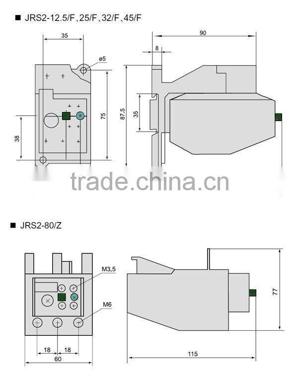 3UA-61 GKJRS2 Thermal Overload Relay