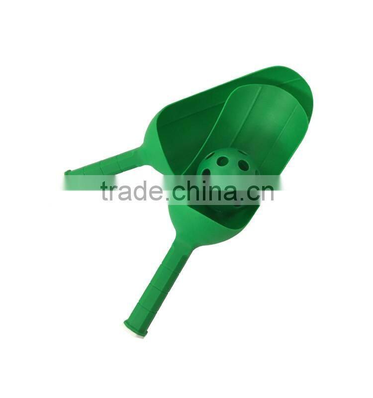 Colorful outdoor play set kids plastic toys scoop catch ball set