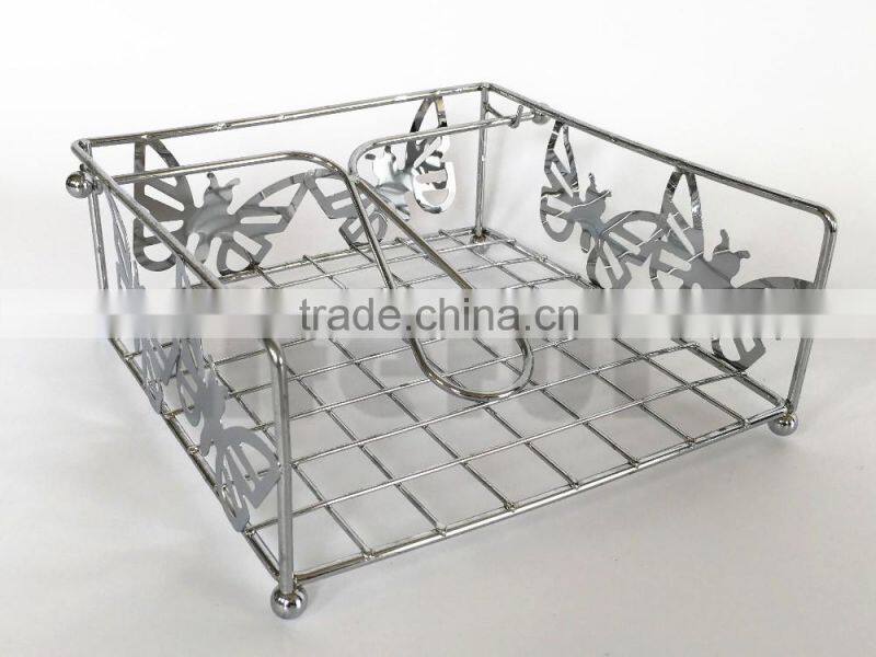 Butterfly Napkin Holder, Chrome