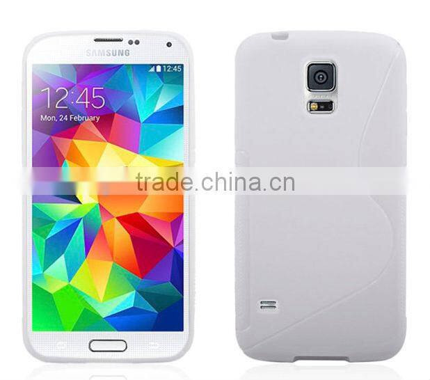 Colorful Rubber S line TPU Case For Samsung S5