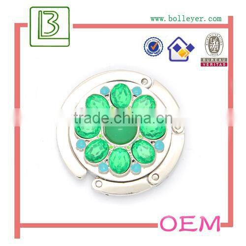 crystal folding purse bag hook purse hanger metal gift