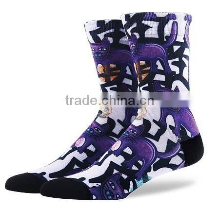 hot sell top quality dye sublimation socks