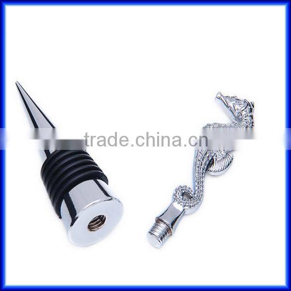 Attractive crazy wedding gift Novelty Animal shape Metal 3D Wine Stopper