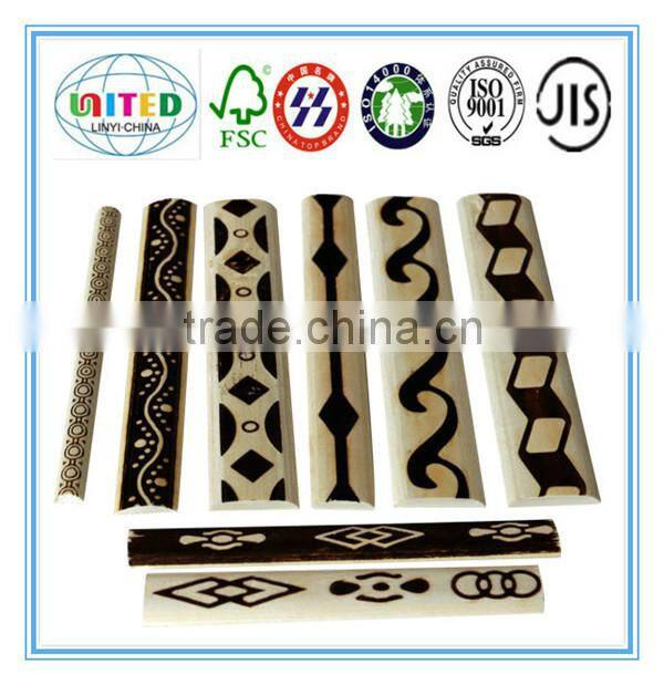 wholesale wood trim recon teak wood mouldings/engineered wood mouldings/unfinished wood block or lumber or timber