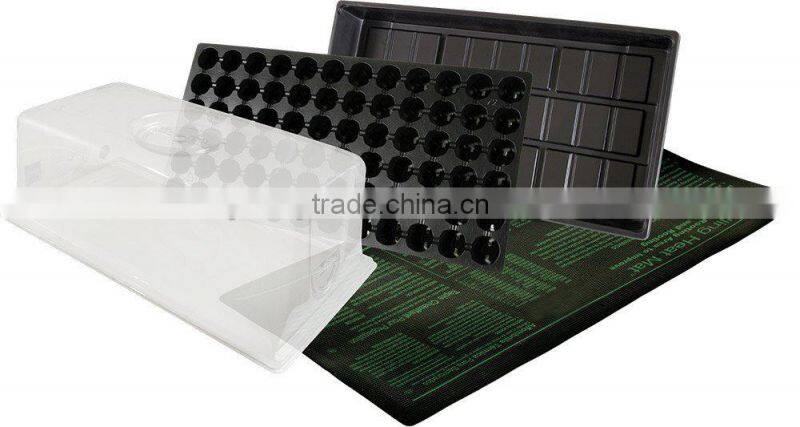 Hydroponics Germination Box Propagation Station Heat Mat Electric Heated Germination Kit