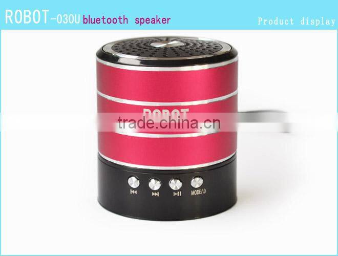 Robot-030u Portable bluetooth speaker,with USB dicsks,fm radio,mini TF card Speaker
