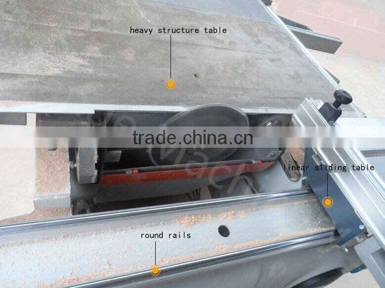 Wood cutting panel table saw