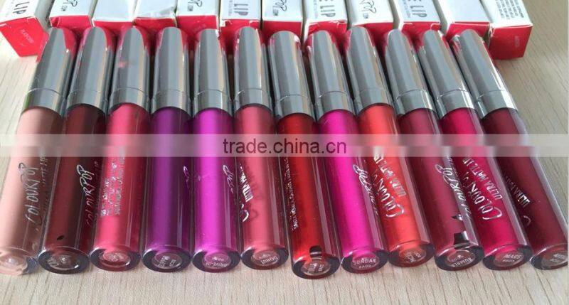 2016 Newest COLORPOP Ultra Matte Lipstick 12 Colors Liquid Lipstick Matte liquid Waterproof colorpop Lip Gloss Lipgloss