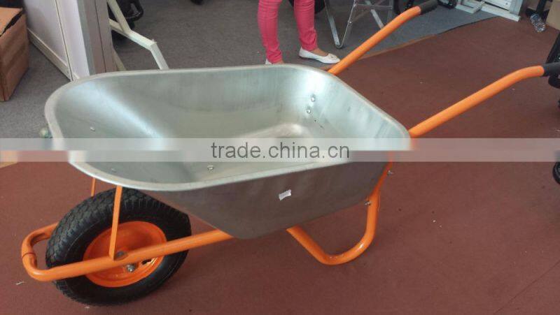 WB3809 Galvanised tray wheel barrow