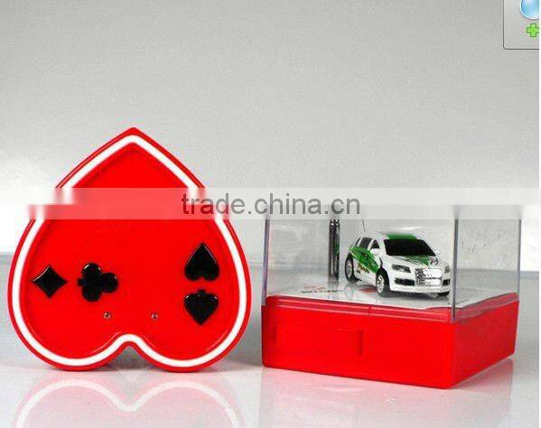 lovely mini car in poker can for little children