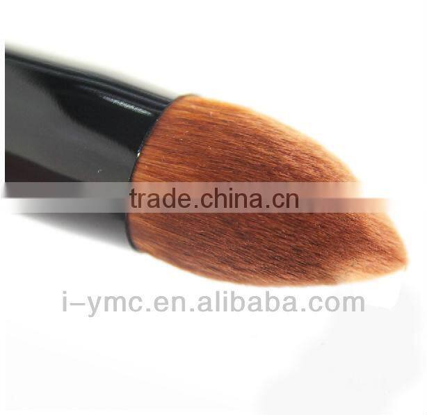 tip foundation brush-black handle, goat hair