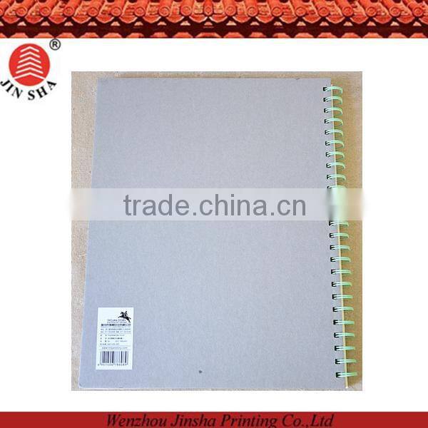 Cheap coloring creative diary/cheap popular sketch notebook/soft cover spiral notebook