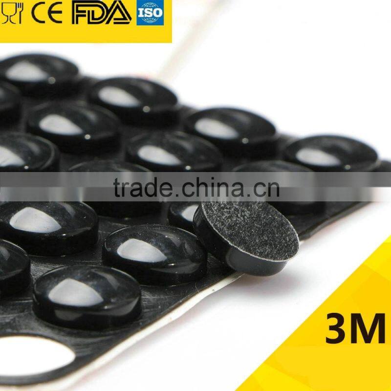 14*5.5mm Buffer Bumper Stop Cushion Glass Foot Cupboard Door Pads Adhesive Silicone Feet Bumper