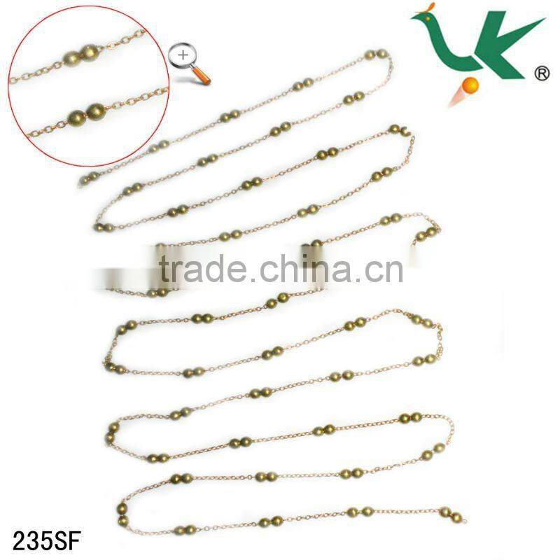 Assorted Size Fashion Raw Brass Chain Used For Jewelry, Handbag, Garment, Metal Craft