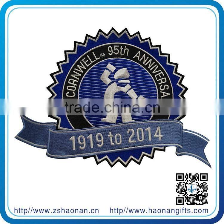 2016 Hot selling sale embroidery patch products made in asia