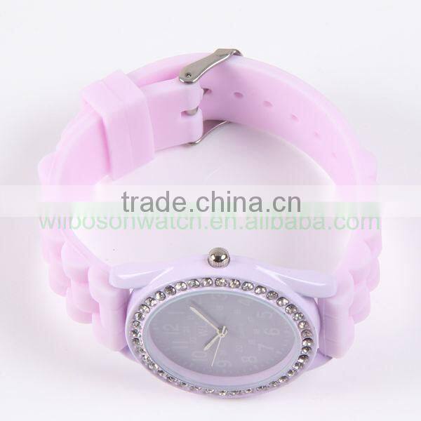 Quartz watch sr626sw lady silicone jelly watch