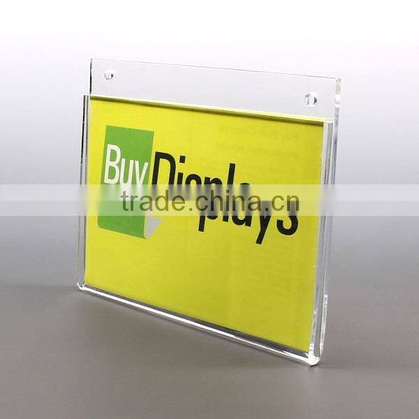 beautiful clear acrylic sign holder wall mount manufacturer