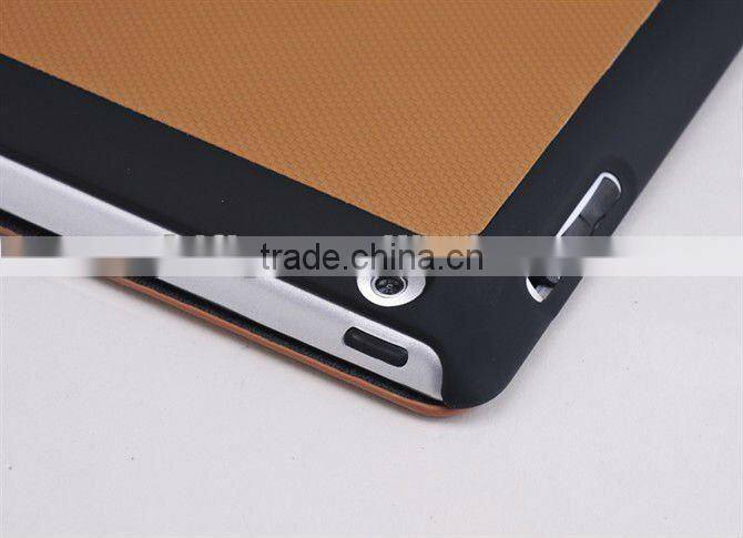 With CE/RoHS Leather Case for iPad3 (GF- iP3-22) (leather case for nook/leather case for i9300/Leather Case for iPad3)