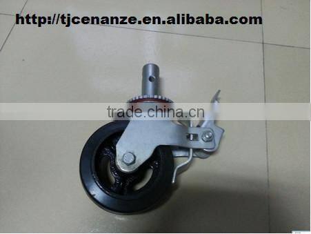 heavy duty 6" 8" scaffolding caster wheels(with or without brake)