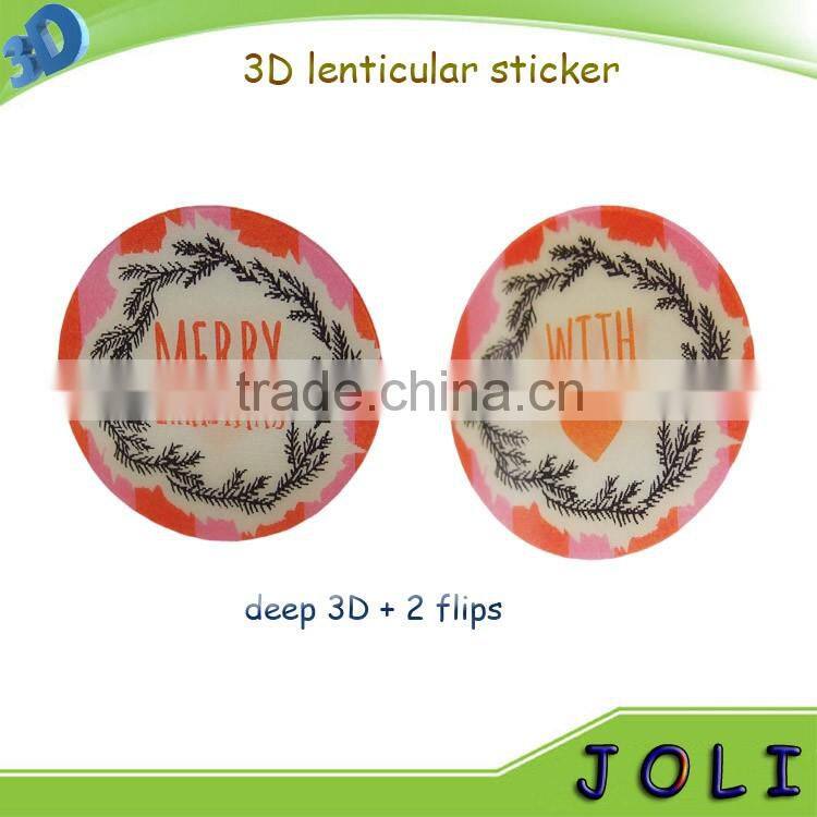 3D PET sticker, 3d lenticular sticker, 3d motion sticker