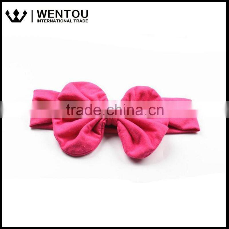 New Cotton Bow Stretch Turban Knot Baby Headwrap