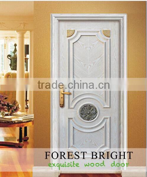 Artificial caving raised molding wooden door models